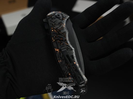Нож складной CIVIVI Praxis C803I сталь клинка 9Cr18MoV, рукоять Carbon