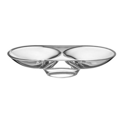 Блюдо двухсекционное 8.8х21.4см Nude Glass Силуэт