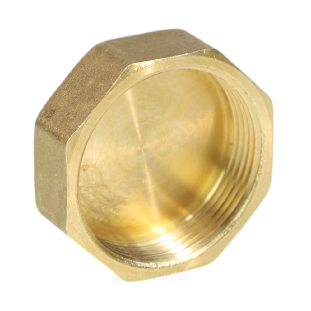 Заглушка латунь Ду 20 (3/4") ВР LD LD.65.504.20