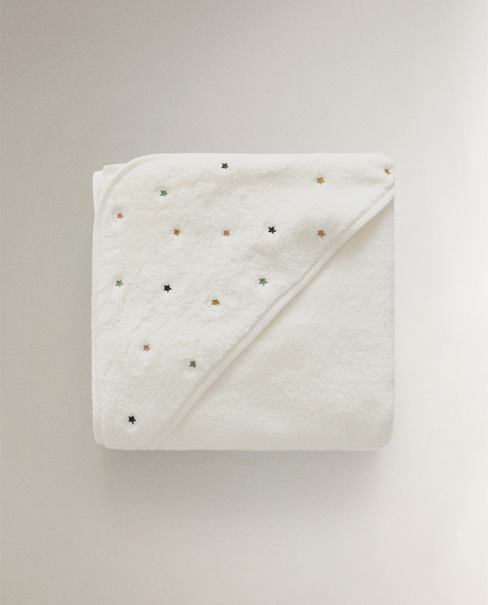 Детское полотенце с капюшоном из хлопка Zara Home, фото 2