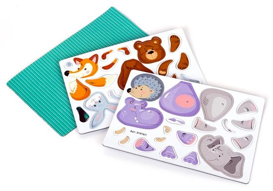 Игра магнитная «Всякая всячина. Зоопарк» 6 зверей