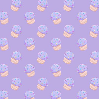 Черничный капкейк, пирожное, кекс, маффин, muffin, cupcake.