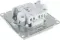 Выключатель Systeme Electric ATLASDESIGN 2-клавишный с индикатором шампань 38165