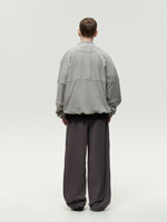 Zip-Up Sweatshirt Grey
