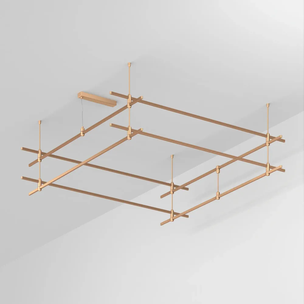 Основание ART-APRIORI-QUADRAT-2-ROD-400-2000x2000 (GD) (Arlight, IP20 Металл, 3 года)
