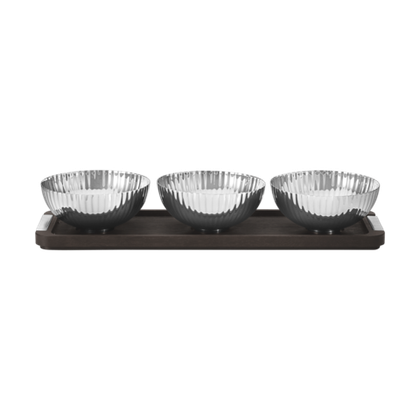 Поднос с мисками Georg Jensen Bernadotte, 31 см