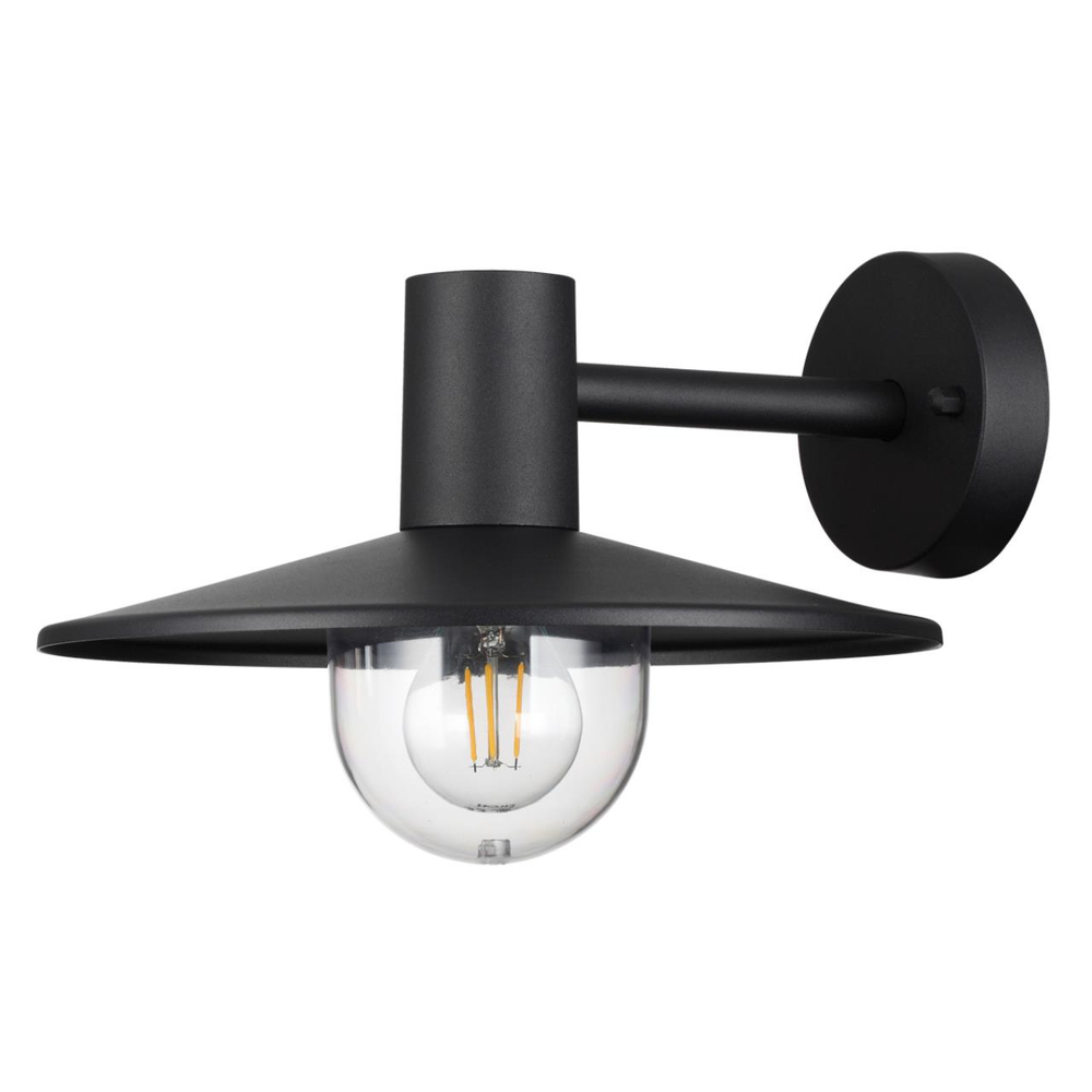 4833/1W NATURE ODL21 711 черный/стекло Ландшафтный настенный светильник E27 1*40W IP44 FURCADIA