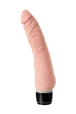 Телесный реалистичный мультискоростной вибратор A-Toys - 20,2 см. (Цвет: телесный)