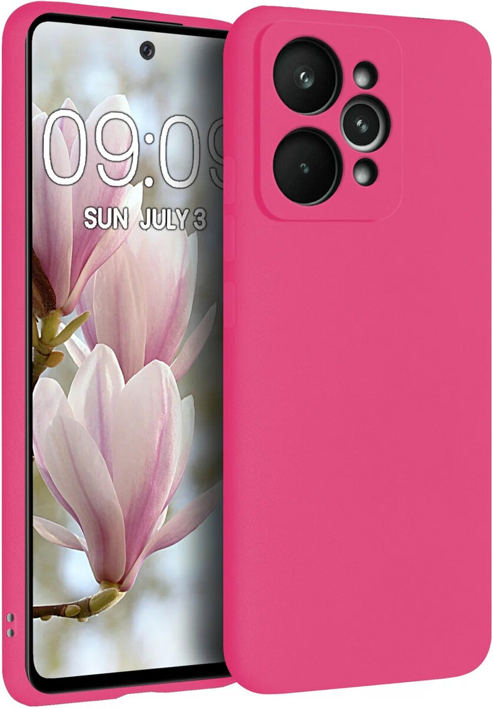 Мягкий Soft Touch чехол из силикона для REALME 15 PRO с бархатной подкладкой
