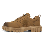 SHOUBA Work Boots Men"s Low top Yellow/Black/Green