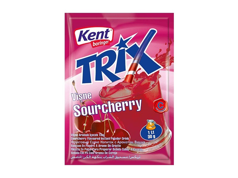 Раств. напит. "TRIX" вишня 24*24шт 9г
