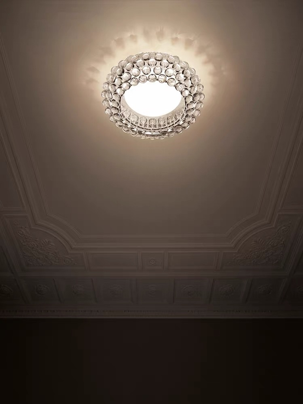 Ceiling design lamp CABOCHE piccola by Foscarini (Clear)