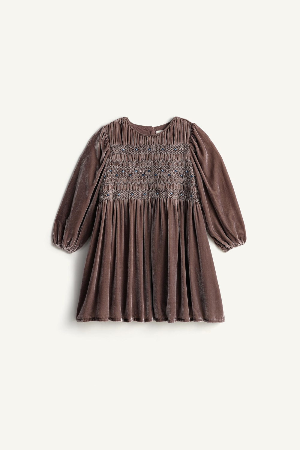 ZARA ПЛАТЬЕ С ВЫШИВКОЙ - LIMITED EDITION, СЕРО-КОРИЧНЕВЫЙ