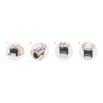 Штамп самонаборный Colop Printer 55-Set-F пластиковый 10 строк 40х60 мм