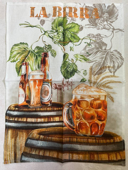 Кухонное полотенце 52х72см Servalli Birra хмельной напиток