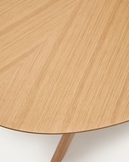 Стол Naanim из дубового шпона 180 x 110 см La Forma Испания 