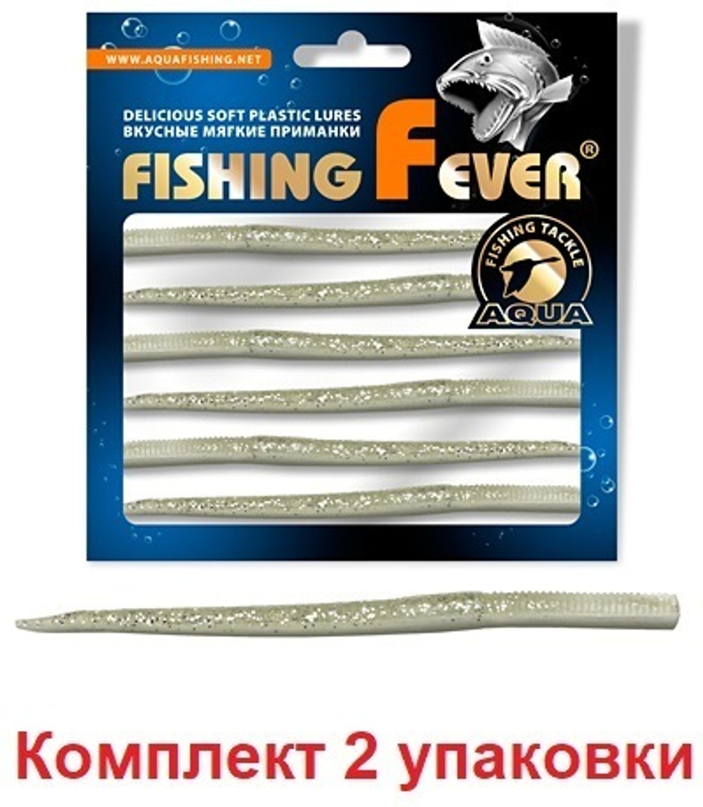 Мягкая приманка червь FishingFever EEL 12,0cm,3,0g,уп 6 шт
