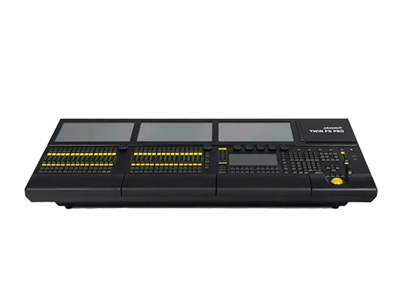 STAGE4 TWIN FS PRO DMX-пульт (консоль) / 8192 параметра / 4 дисплея / 33 мото-фейдеров / 7 энкодеров