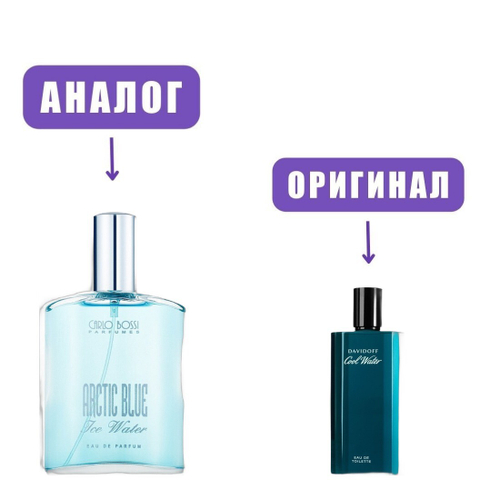 CARLO BOSSI ARCTIC BLUE edP 100ml (версия Davidoff Cool Water)