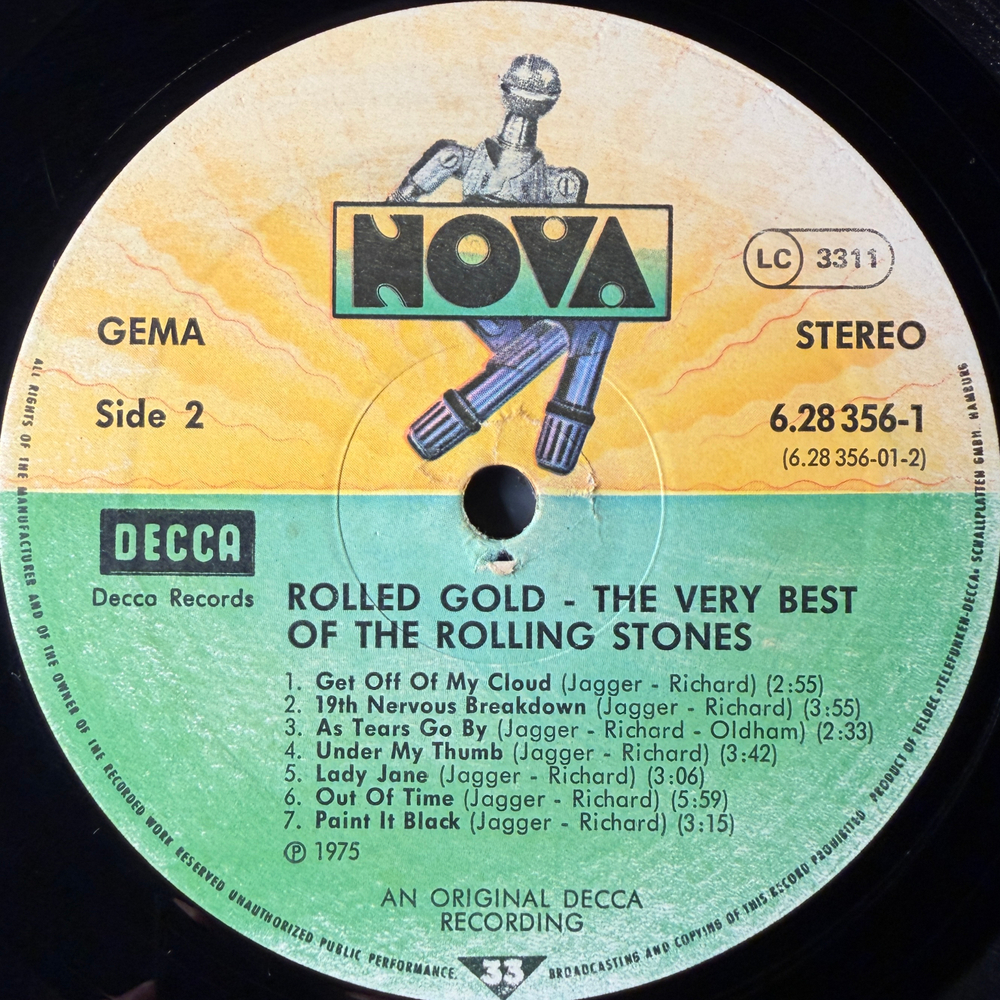 The Rolling Stones ‎– Rolled Gold - The Very Best Of The Rolling Stones 2LP (Германия 1979г.)Т