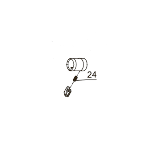 Запчасть №24 для FD301R. Пружина