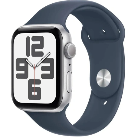 Умные часы Apple Watch SE 2023 40 мм, Silver Aluminium, Storm Blue Sport Band - M/L