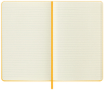 Блокнот Moleskine Classic SILK Large 130х210 мм обл текстиль 240 стр линейка оранжевый (QP060M2SILK)