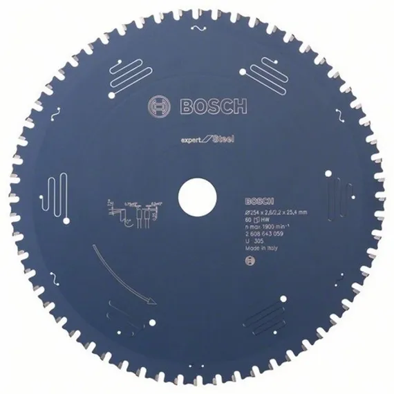 Пильный диск по стали Bosch 254х25,4 мм