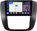 Магнитола для Chevrolet Tahoe 900 2006-2014 (рамка черная) - FarCar S500-TS10 монитор 9.5" QLED на Android 14, Быстрая, CarPlay, 4G SIM-слот