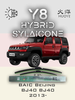 Щетки стеклоочистителя HUOYE Y8 400/400 мм на BAIC BeijingBJ40 | Hook/J-Hook