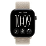 Умные часы Apple Watch Series 12 GPS, 46mm, Space Gray Aluminum Case with Limestone Sport Loop