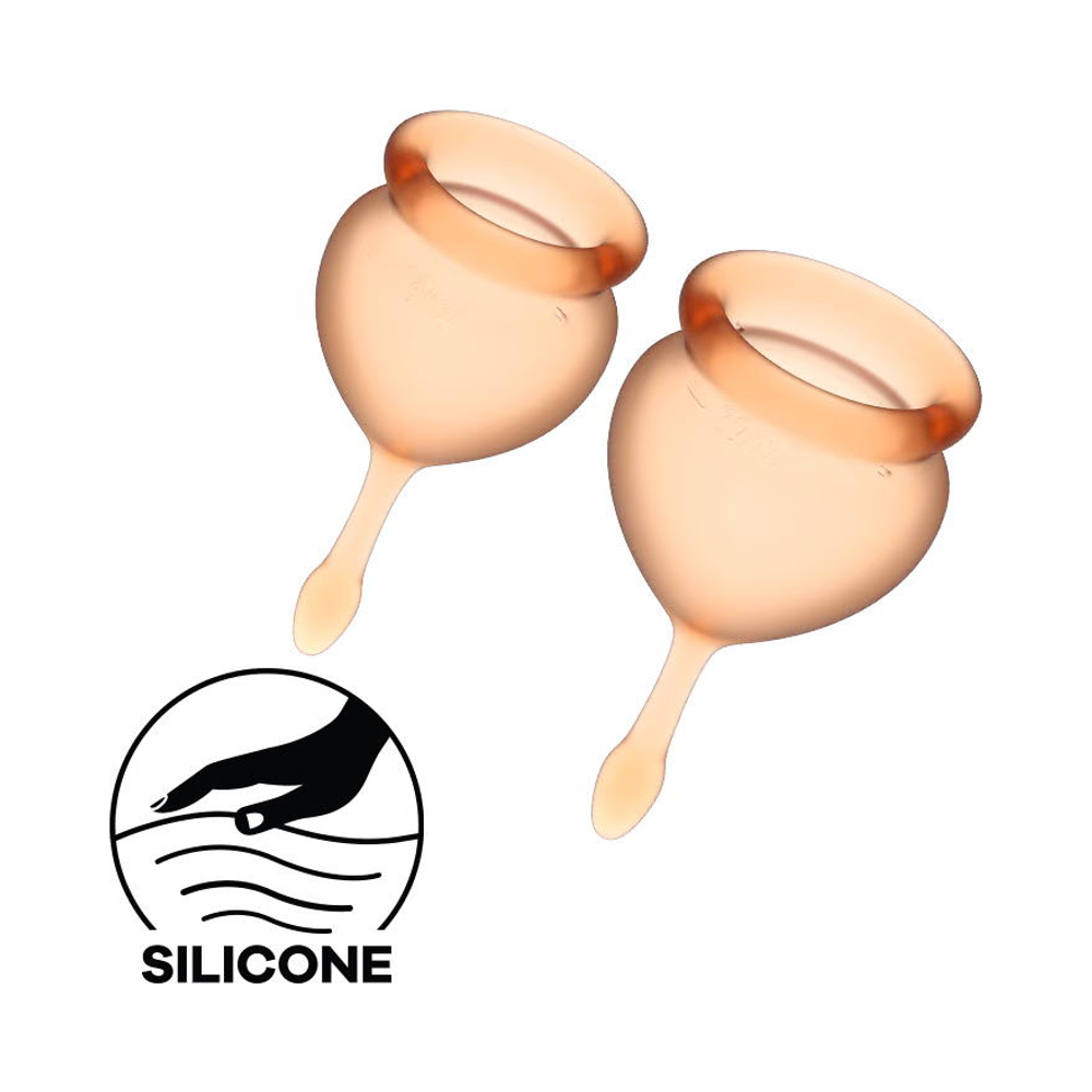 Satisfyer Feel good Menstrual Cup Набор менструальных чаш