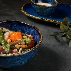 Салатник 310 мл d 11,7 см h5,6 см емкость для закусок Aqua Blue P.L. Proff Cuisine [6]