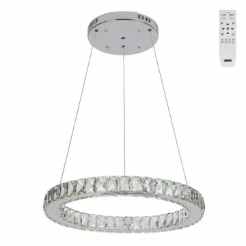 Люстра хрустальная с пультом LED 80W 3000К-4500К EL330P40.1 хром Olimpia Eletto