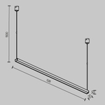 Магнитный трековый светильник Maytoni Basis TR170-1-52W3K-B