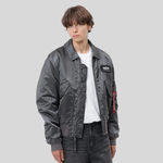 Куртка Alpha Industries CWU 45/P Battlewash Flight Jacket Black (Черный)