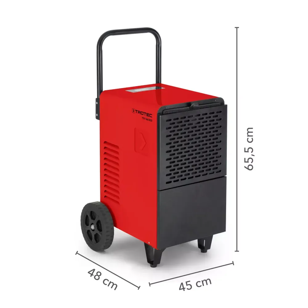 Осушитель воздуха TROTEC TTK 166 ECO мобильный - [до 52 л. за сутки / для S≈90 м²]