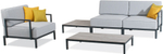Столик ламинированный журнальный Papatya Slim Center Low Table (D)