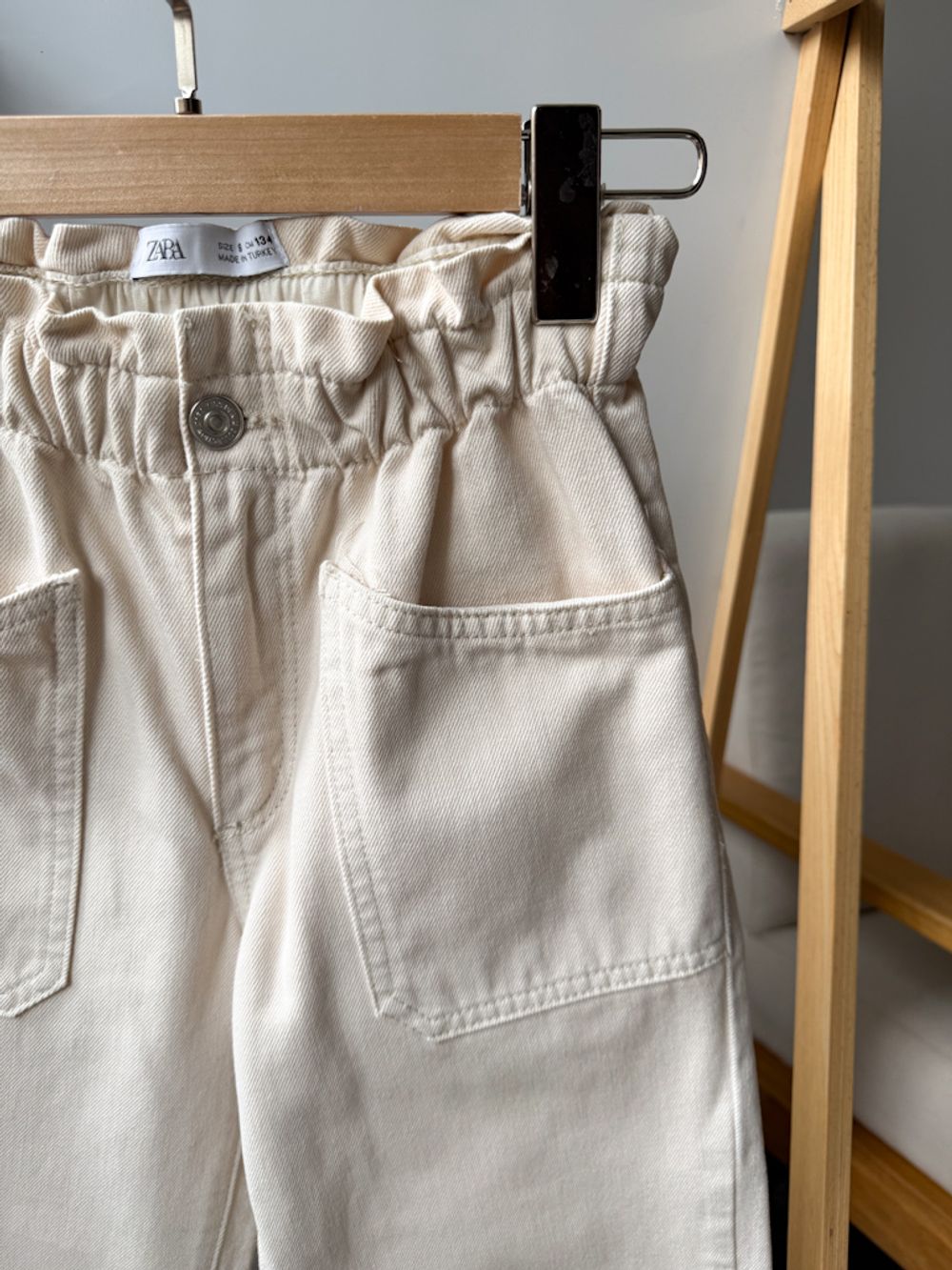Брюки из денима Zara, 134