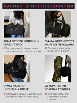 Сумка спортивная дорожная для фитнеса с отделом для обуви