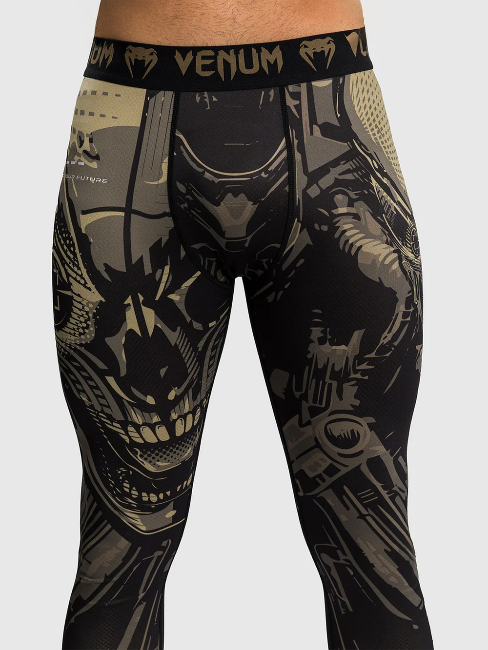 Тайтсы Venum Invader Black/Sand