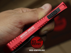 Heretic Knives Manticore-E D/E - красная рук, черный клинок RK/Н104