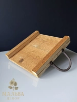 Поднос для декора "Молизе" 27x20x8 см Clayre & Eef деревянный с ручками