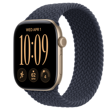 Умные часы Apple Watch Series 12 GPS + Cellular 46mm Lightgold Aluminum Case with Navy Blue Braided Solo Loop 6