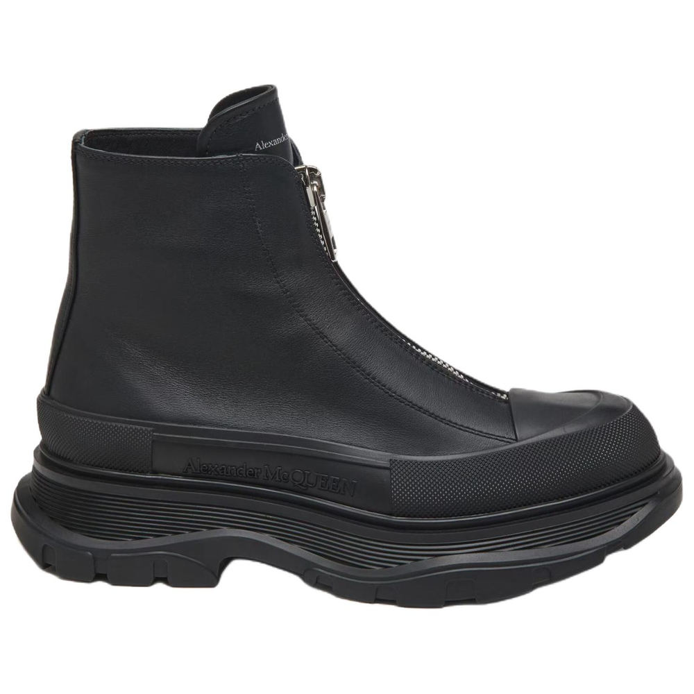 Alexander McQueen Tread Slick Zip Detailed Boots Women"s