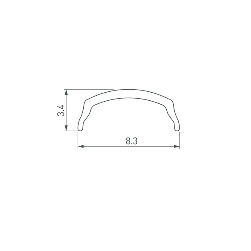 Экран ARH-BENT-W11-2000 Opal (Arlight, Пластик) 023605