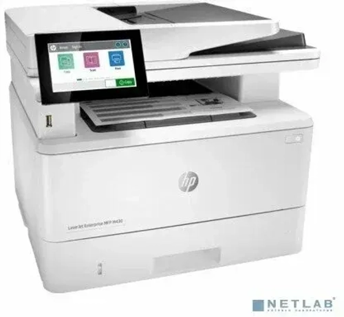МФУ лазерный HP LaserJet Ent M430f (3PZ55A) A4, 1200dpi, 40ppm, 2048Mb, 2лотка(250+100л), duplex, ePrint, USB/GLAN