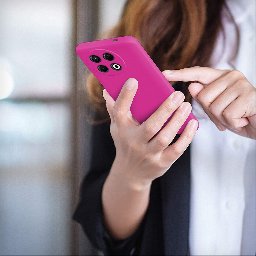 Мягкий Soft Touch чехол из силикона для TECNO SPARK 30 PRO с бархатной подкладкой
