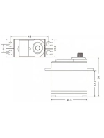 Сервомашинка цифровая 20КГ PDI-5521MG-180