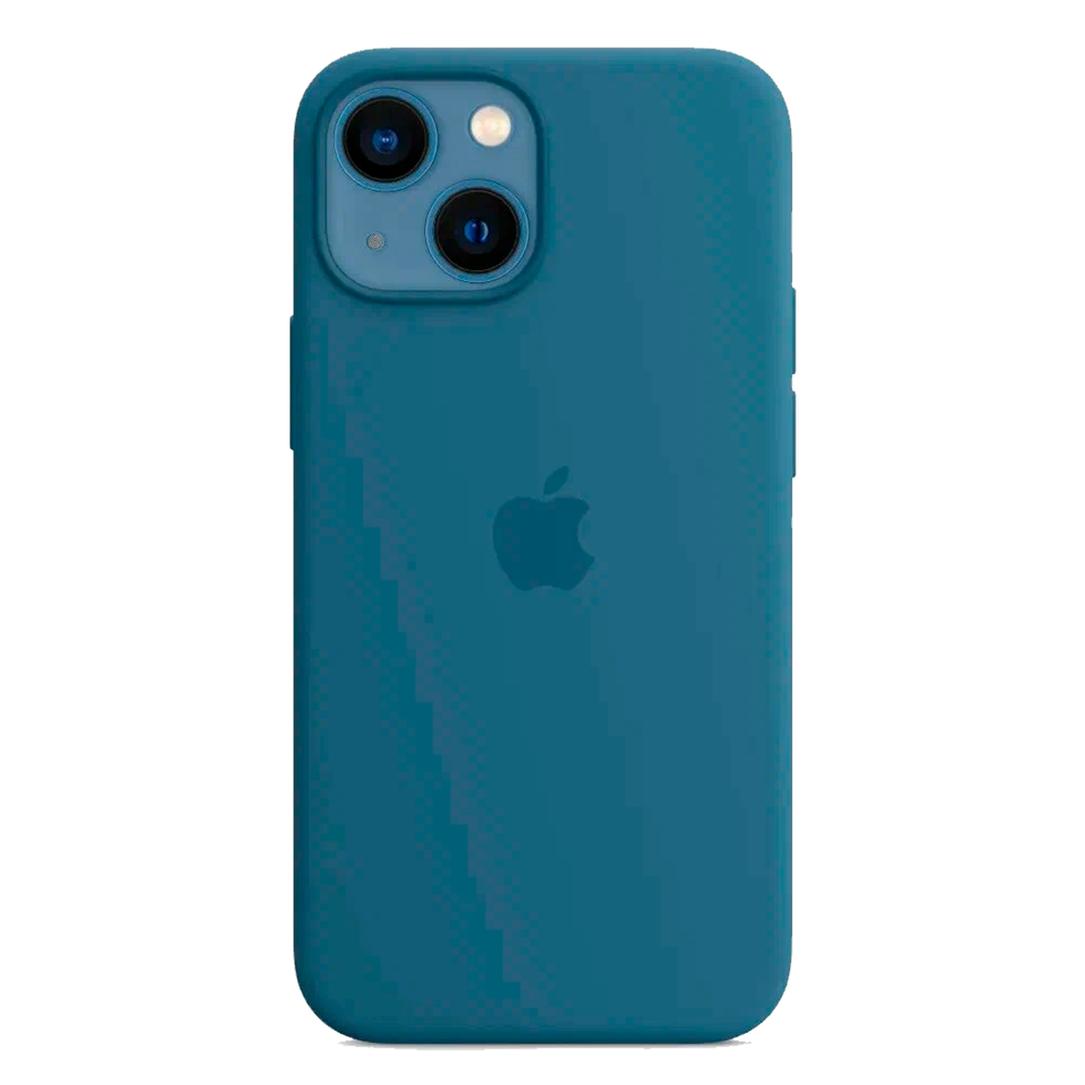 Силиконовый чехол с поддержкой MagSafe Apple Silicone Case для iPhone 13 mini, Blue Jay (Полярная лазурь)